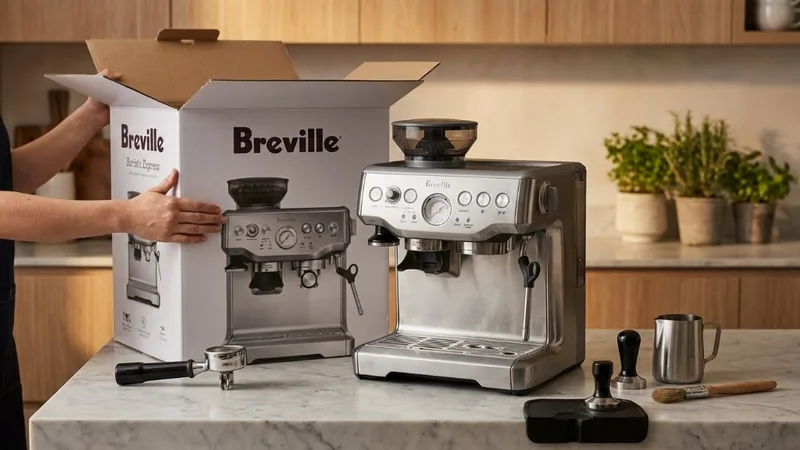 Unboxing & Setup: First Time Using Your Breville Barista Express