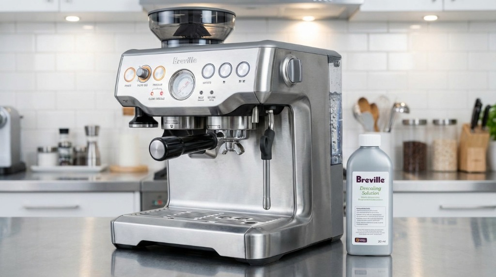 Breville with descaling solution