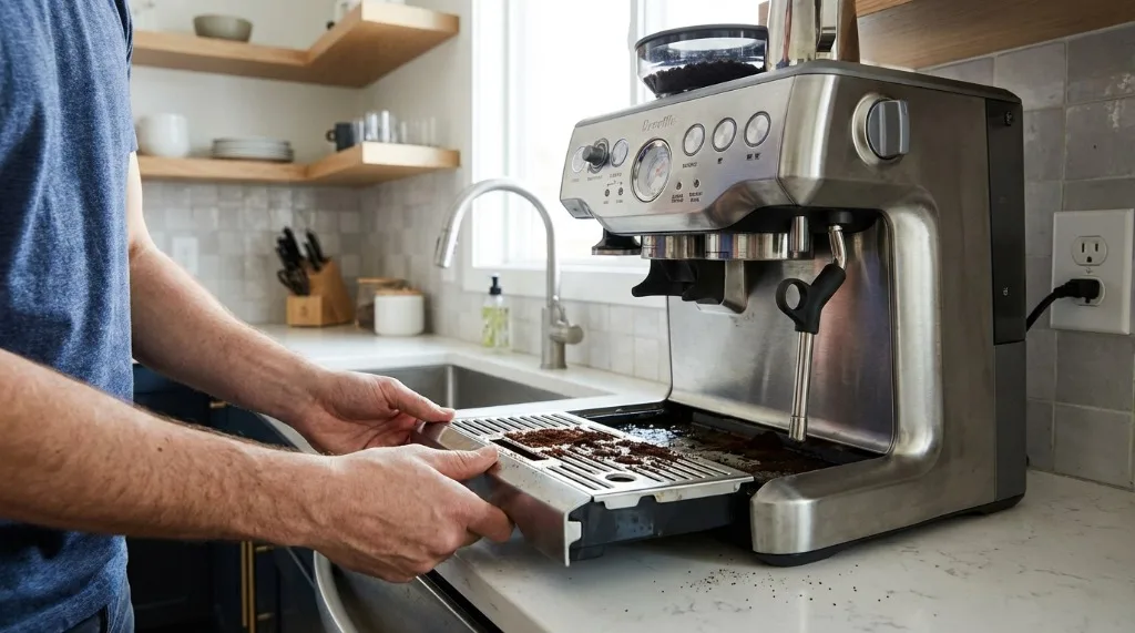 Clean Breville Drip Tray: Remove Stains & Overflow