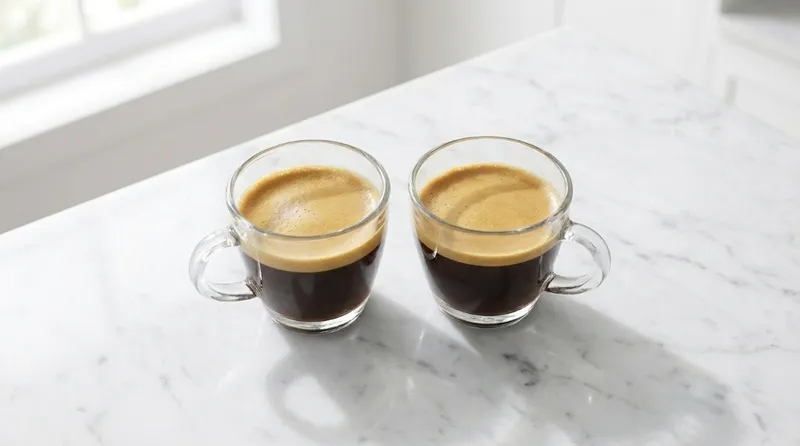 Espresso shot comparison