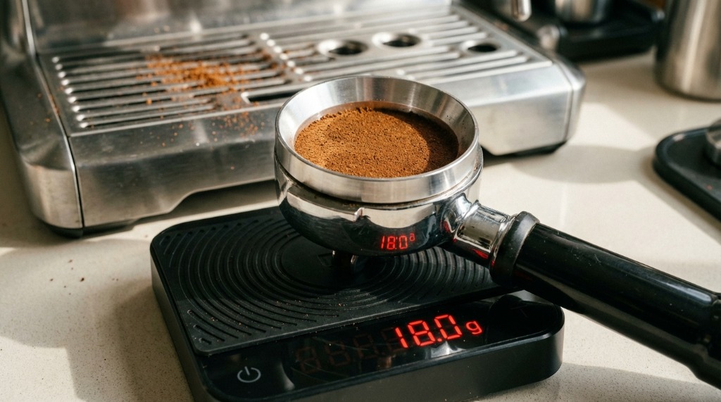 Weighing Espresso Dose