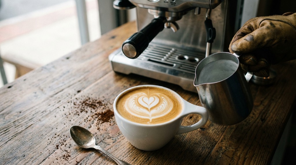 Heart Latte Art Tutorial: Beginner's First Pattern