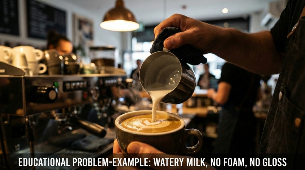 Too Thin Milk for Latte Art