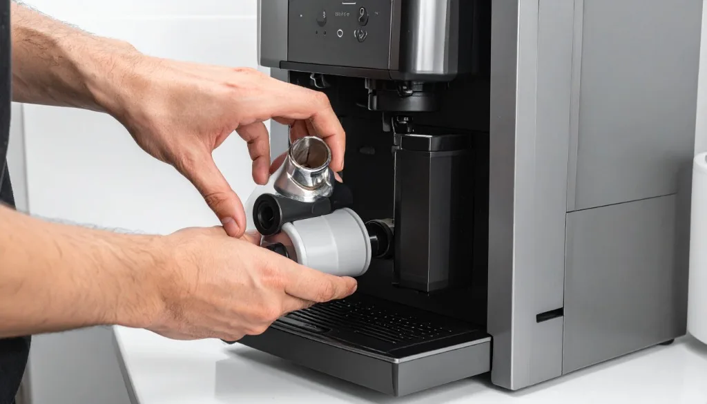 Checking water tank connection point