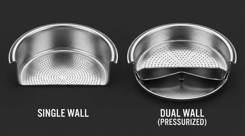 Single wall vs dual wall pressurized baskets