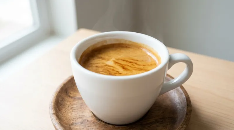 Well-extracted balanced espresso