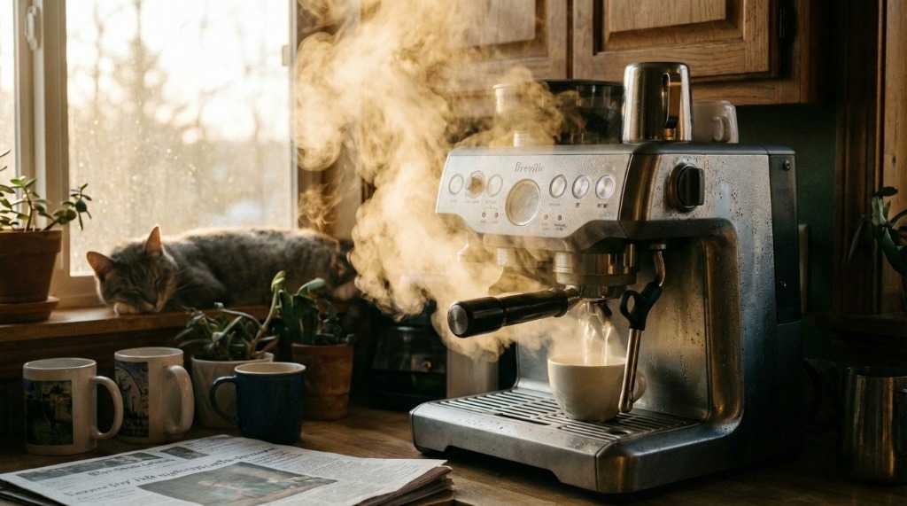 Breville Espresso Machine Blank Shot Preheat Routine