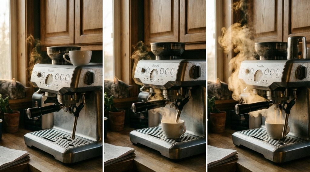 Breville Espresso Cup Warming Methods Comparison