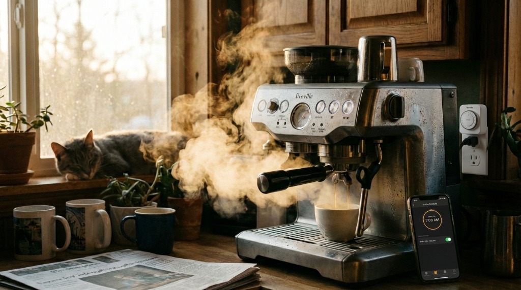 Breville Espresso Machine Smart Plug Timer Setup