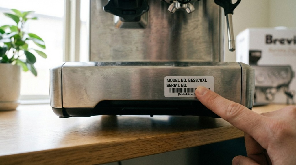 Breville Espresso Machine Model and Serial Number Location