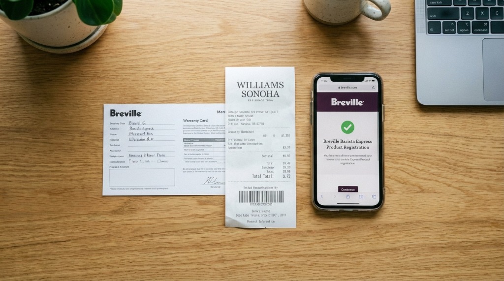 Breville Espresso Machine Proof of Purchase and Registration